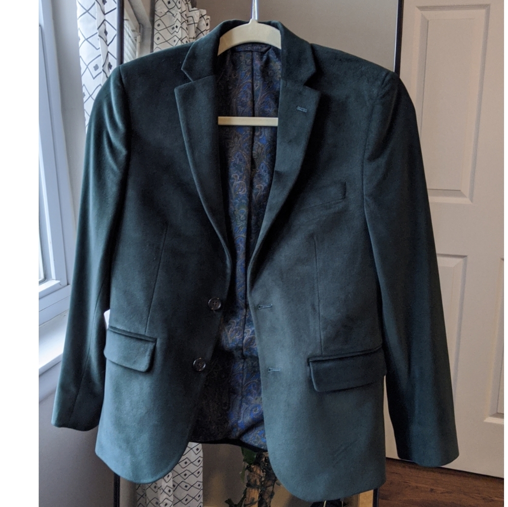 Boys Velvet Blazer